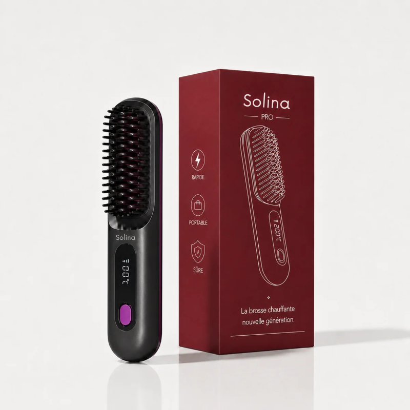 Brosse Solina Pro pour cheveux court