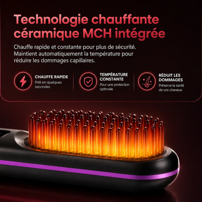 Brosse Solina Pro pour cheveux court