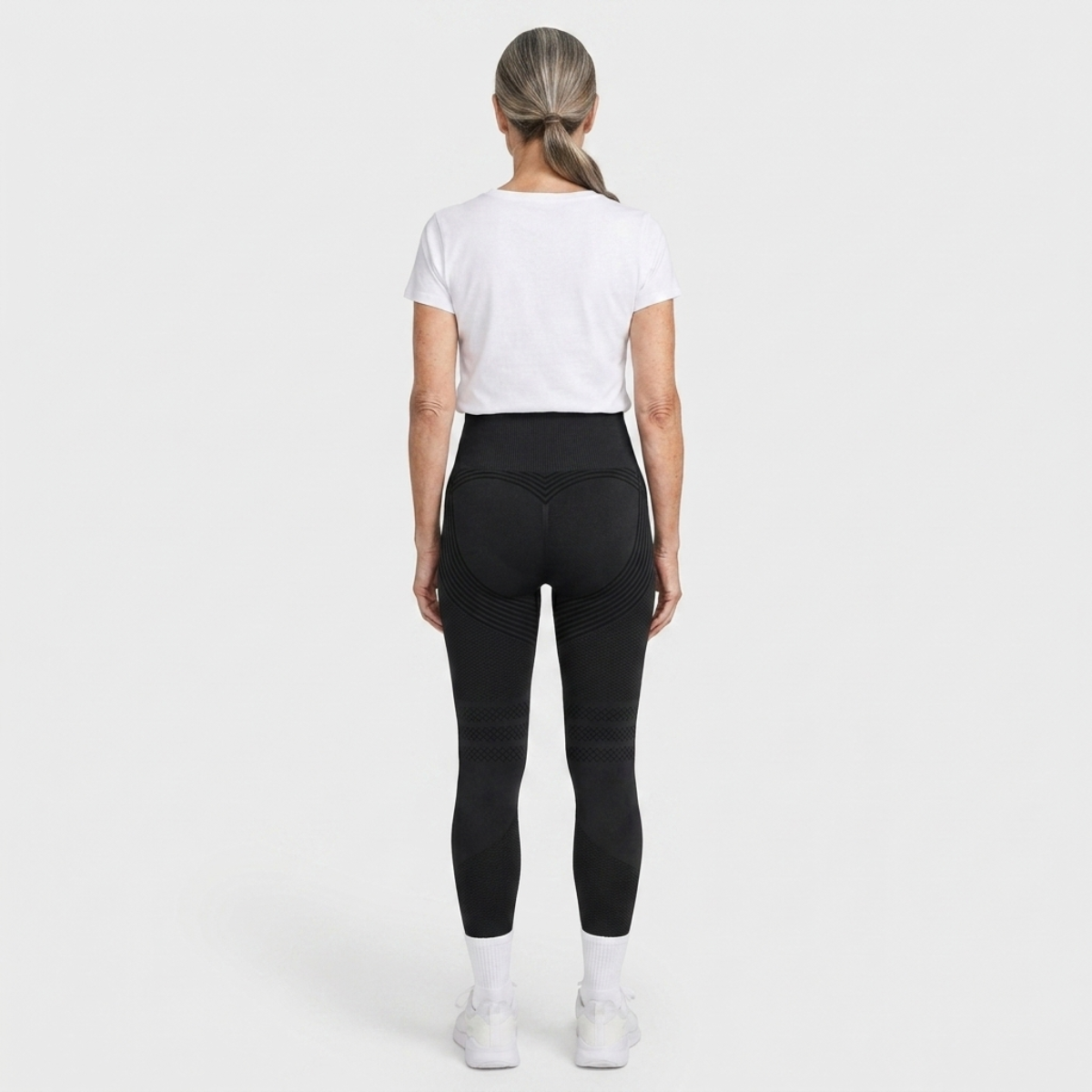 Legging Sculptant 3D Solina, coloris noir, vue arrière