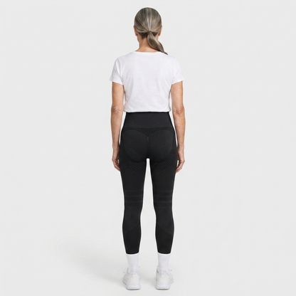 Legging Sculptant 3D Solina, coloris noir, vue arrière