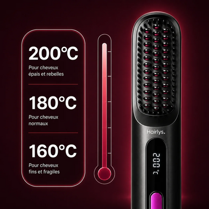 Brosse Solina Pro pour cheveux court
