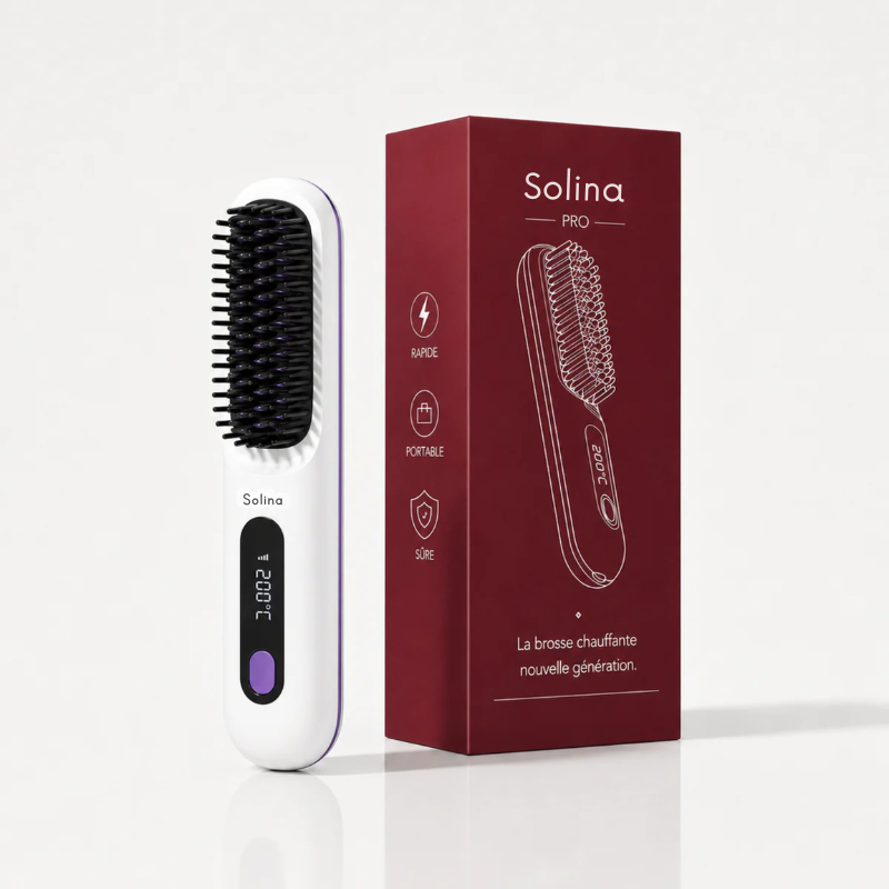 Brosse Solina Pro pour cheveux court