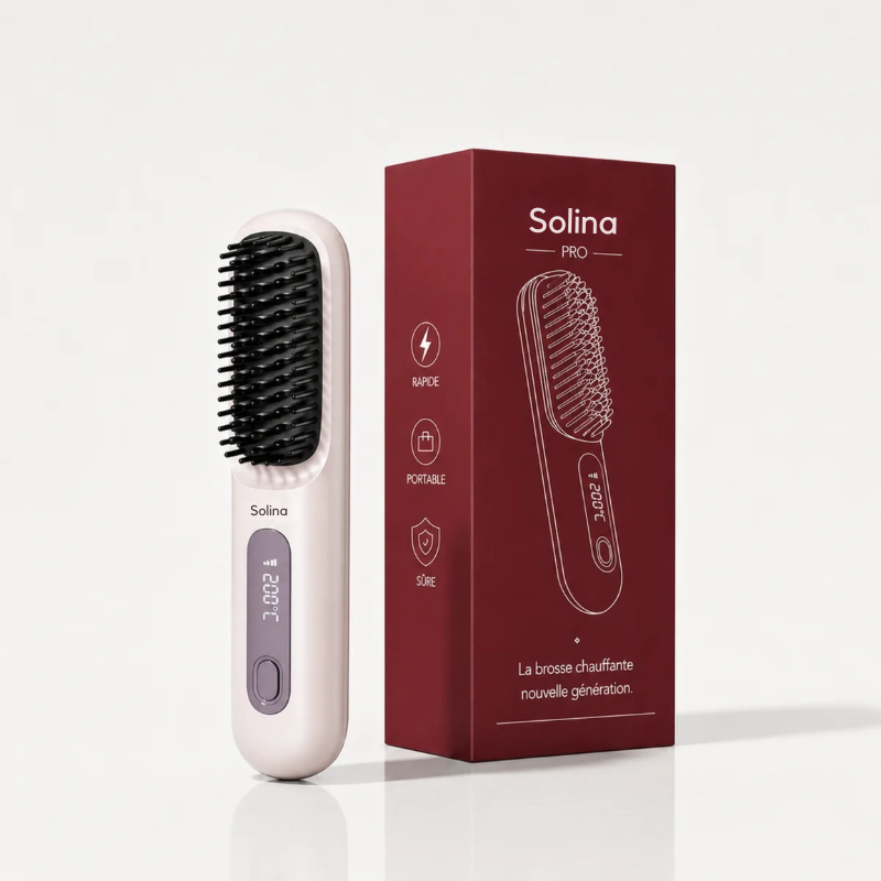 Brosse Solina Pro pour cheveux court