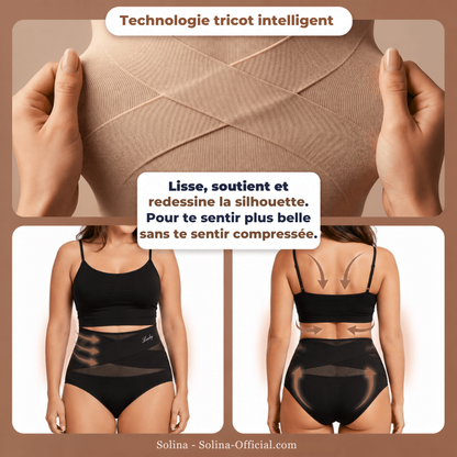 Culotte Gainante Solina™ | Taille Haute, Ventre Plat Sans Couture