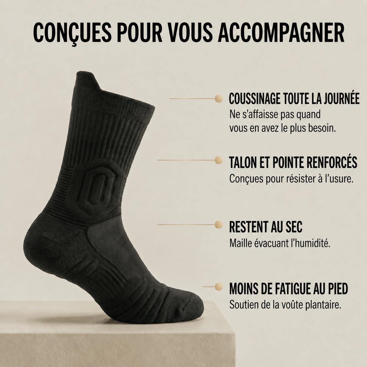Chaussettes de travail Solina - benefices
