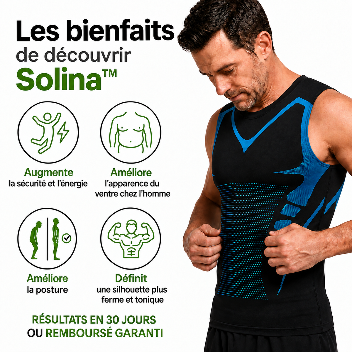 Débardeur Sculptant Solina - les bienfaits
