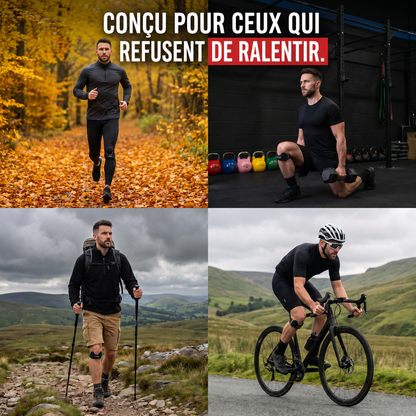 Genouillère Précision Solina - conçue pour ceux qui refusent de ralentir