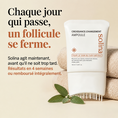 Solina agit des maintenant pour un cuir chevelu plus sain