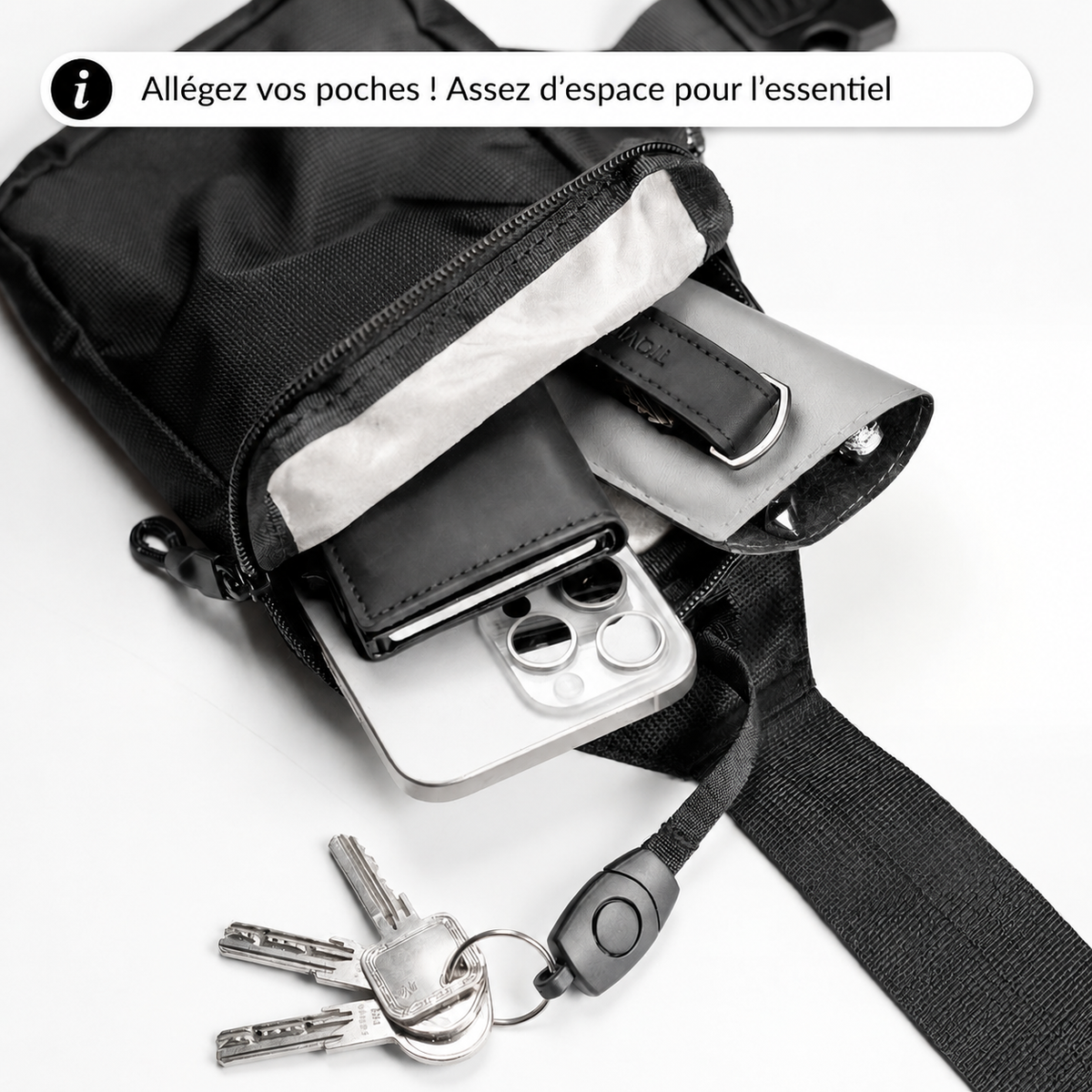 Sling Bag Solina - poche interieure